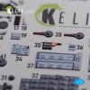 KELIK K72112 F-106A Delta Dart interior 3D decals for Meng kit 1/72
